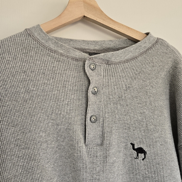 Vintage Camel Thermal Men's XL Gray - Picture 2 of 8